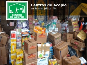 Lista de los centros de Acopiio en Sayula, Jalisco.